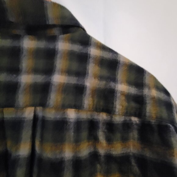 Men's Eddie Bauer Flannel Long Sleeve Button Down Shirt Plaid 2XL - Picture 4 of 4
